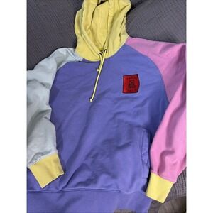 Teddy Fresh Ethan Klein Hoodie Pullover H3H3 Colorblock Size XL